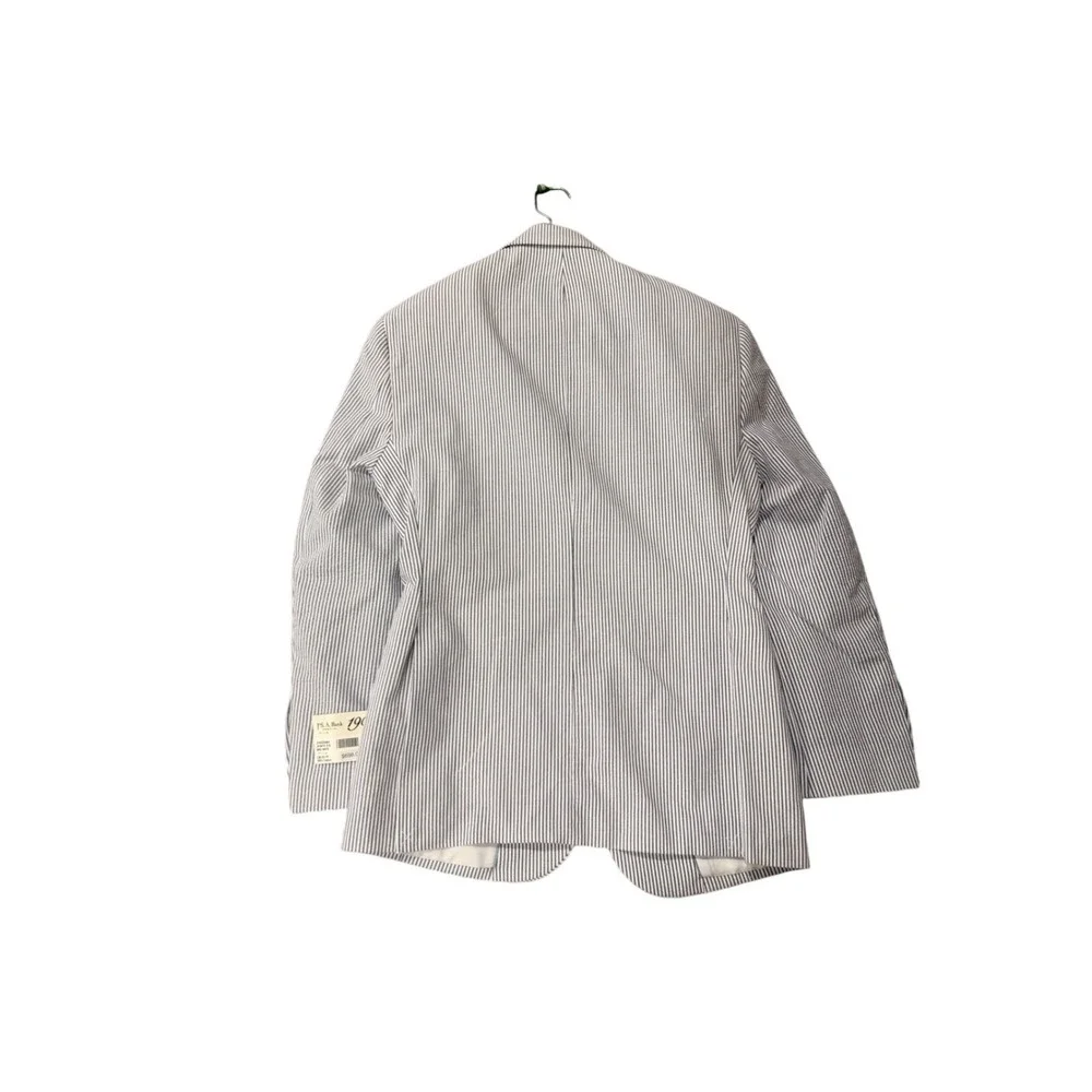 JOS A BANK 1905 Mens Spring Seersucker Stripe Blazer And Pants Suit Set 36S‎ 30W